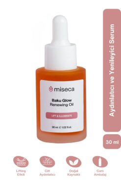 miseca Baku Glow Bitkisel Retinol Alternatifi Yenileyici Serum 30 ml | Bakuchiol Kuşburnu