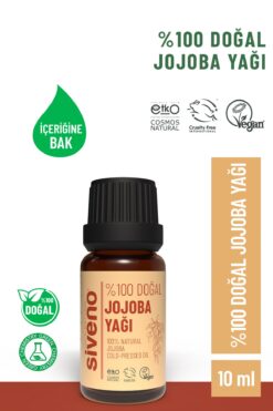 Siveno %100 Doğal Jojoba Yağı Soğuk Sıkım 10ml