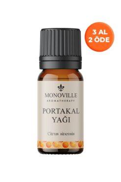 Monoville Portakal Uçucu Yağı 10 ml %100 Saf Ve Doğal (Orange Essantial Oil)