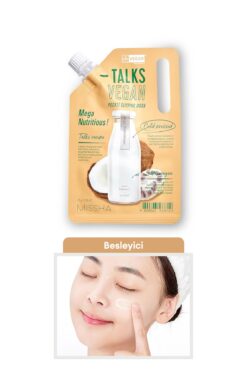 Missha Besleyici Vegan Uyku Maskesi 10g Talks Vegan Squeeze Pocket Sleeping Mask (MEGA NUTRİTİOUS)