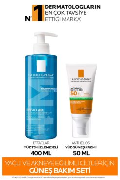La Roche Posay Yağlı ve Akneye Eğilimli Ciltler için Güneş Bakım Seti -2