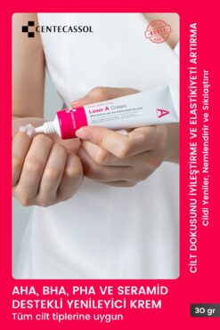 centecassol Sivilce Ve Komedon Karşıtı, Yenileyici, Temizleyici, Yaşlanma Karşıtı, Aha-bha-pha Içeren Krem
