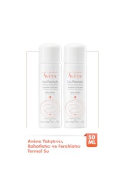 Avene Tüm Cilt Tipleri İçin Kullanıma Uygun Yatıştırıcı, Rahatlatıcı Küçük Avène Boy Termal Su 50 ml x2