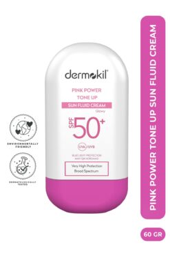 Dermokil Pink Tone-Up Fluid Sun Cream SPF 50 Pembe Ton Eşitleyici Fluid Güneş Koruyucu