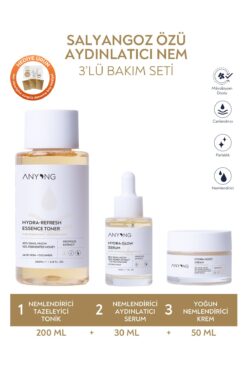 Anyong SALYANGOZ ÖZLÜ AYDINLATICI NEM SETİ