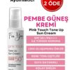 For You Gold Pink Touch Spf 50 Ton Eşitleyici, Aydınlatıcı Pembe Yüz Güneş Kremi Pa Spf 50