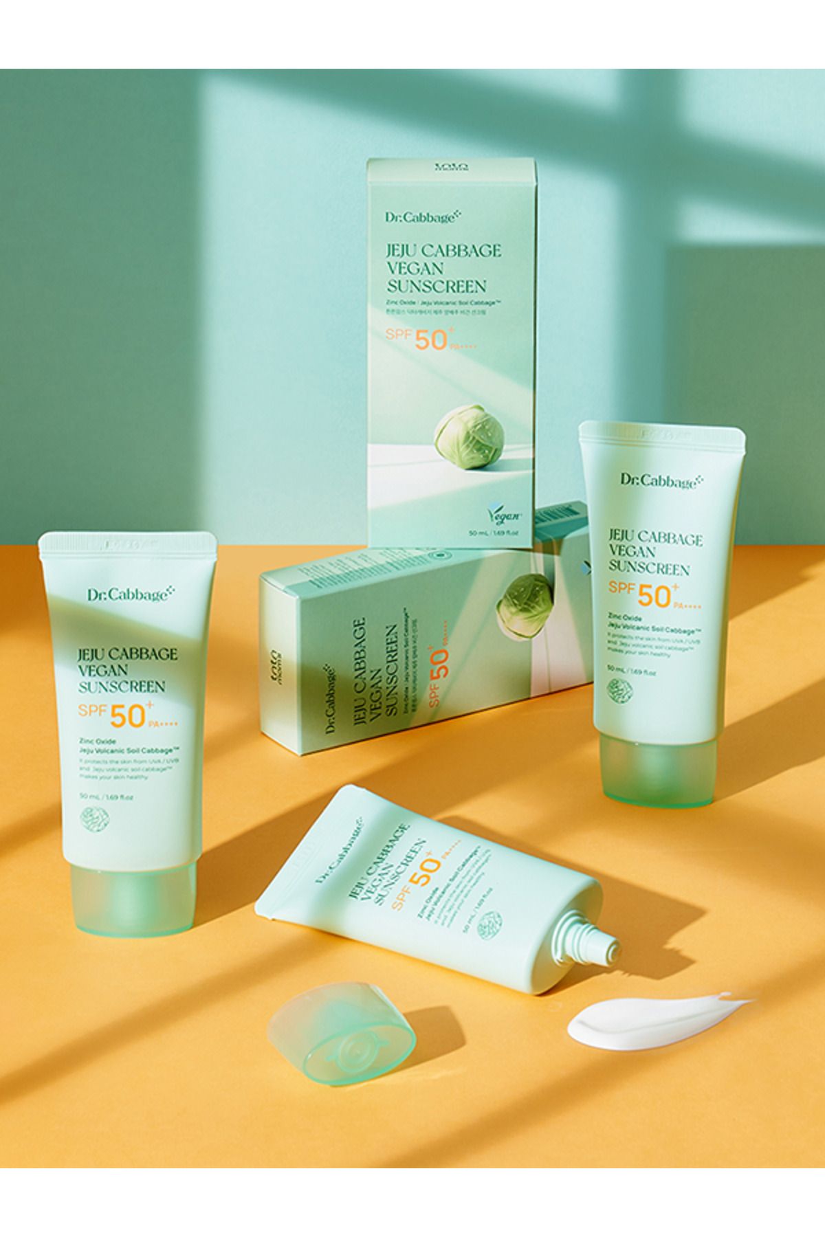 tntnmoms Tntnmom's Jeju Cabbage Vegan Sunscreen 50ml Spf50 Pa | Hamile Ve Bebeklere Özel Güneş Kremi - Görsel 2