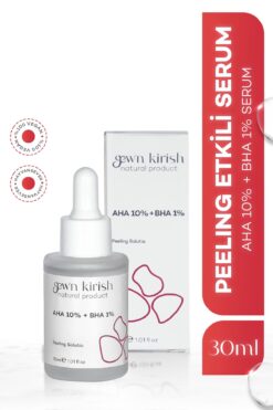 Gewn Kirish Aha & Bha Peeling Etkili Serum (AHA %10 & BHA %1) 30 ml