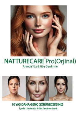 NC Natturecare Makeup Artist Pro Turkiye'de Ilk Yüz Kaş Göz Boyun Gerdirme Germe Bandı 12li Tek Parca Ipsiz Medikal