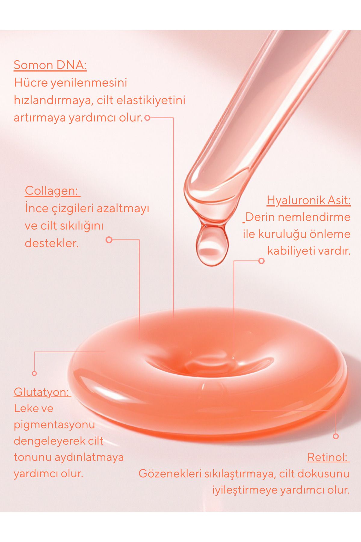 GLONE Somon Dna Onarıcı Serum 30ml | Collagen & Hyaluronik Asit & Salmon Dna - Görsel 2