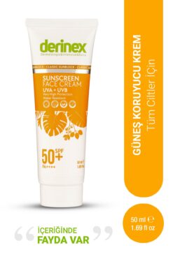 derinex Güneş Koruyucu Krem 50 Spf 50 ml