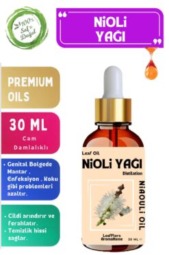 LeafFlora AromaHome Nioli Yağı 30 ML - %100 Saf ve Doğal (Niaouli Essential Oil)