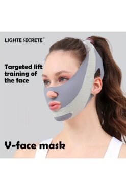 CEDAN Uyku Yardımı ile V-Line Yüz Şekillendirme Maske, Yüz Bandajı, Maske, Çene Kaldırma ve Sıkılaştırma