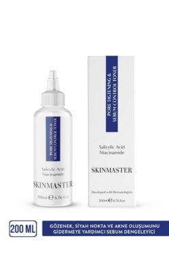 SkinMaster Gözenek Sıkılaştırıcı, Akne Ve Siyah Nokta Karşıtı, Sebum Dengeleyici Tonik ( Bha %2 + Niacinamide)