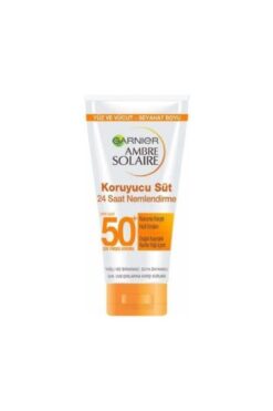 Garnier Ambre Solaire Koruyucu Süt Spf 50+ Yüz Ve Vücut Seyahat Boyu 50 ml