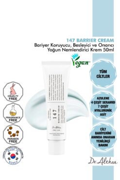 Dr. Althea 147 Barrier Cream - Seramid İçeren Bariyer Koruyucu, Onarıcı Ve Nemlendirici Krem - 50ml