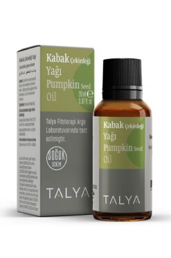 Talya Kabak Çekirdeği Yağı, Soğuk Sıkım, %100 Saf Ve Doğal, 20 ml