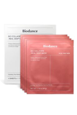 Royues Biodance Bio Collagen Mask, Nemlendirici Yüz Maskesi, Cam Cilt Kore Maskesi,Made in KOREA (4 Adet)