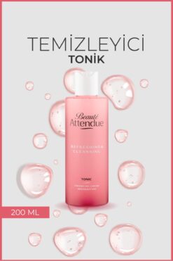 BEAUTE ATTENDUE Siyah Nokta, Akne Karşıtı, Arındırıcı, Cilt Tonu Eşitleyici Ve Nemlendirici Tonik