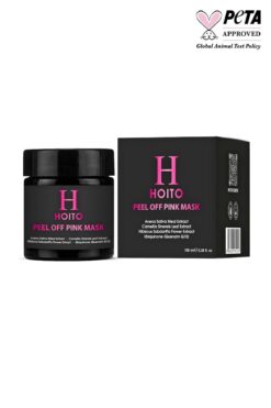 Hoito Peel Off Pink Mask 100ml-Siyah Nokta Karşıtı,Nemlendirme ve Aydınlık Görünüm Soyulabilir Yüz Maskesi