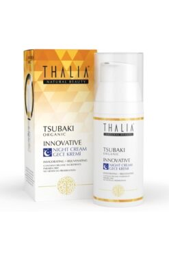 Thalia Yaşlanma Önlemeye Yardımcı Organik Innovative Tsubaki Yağlı Gece Yüz Bakım Kremi