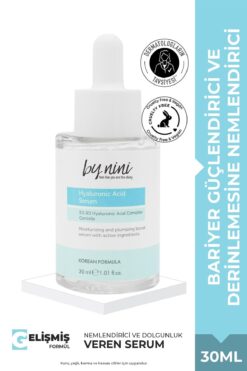 By Nini Bariyer Güçlendirici Ve Derinlemesine Nemlendirici Hyaluronik Asit Serum 30 ml