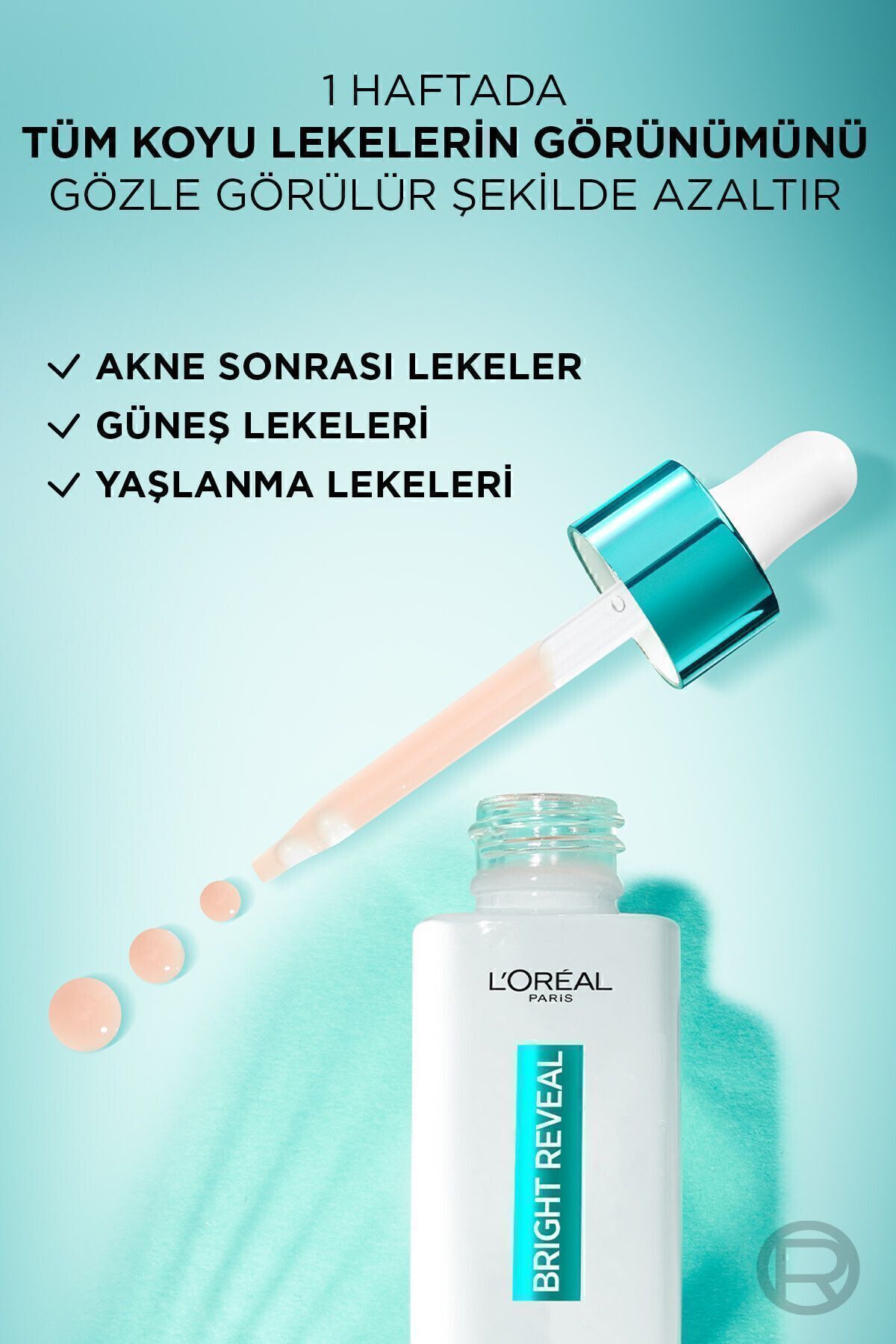 L'Oreal Paris Bright Reveal Koyu Leke Karşıtı Cilt Bakım Seti & SPF 50+ Koyu Leke Karşıtı Yüz Güneş Kremi - Görsel 2
