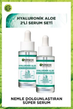 Garnier Hyaluronik Aloe Nemle Dolgunlaştıran Süper Serum 30 Ml 2'li Set