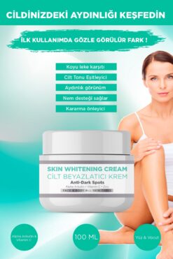 LAST TOUCH Cilt Beyazlatıcı Krem, Leke ve Renk Tonu Eşitsizliği Karşıtı, Alpha Arbutin ve Vitamin C 100 ML