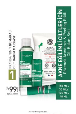 Yves Rocher Akne Eğilimli Ciltler Için Gözenek Arındırıcı Ve Peeling Etkili Cilt Bakım Seti