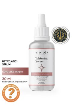 VOOP Whitening Ton Eşitleyici Beyazlatıcı Serum 30 ml | %2 Arbutin, %3 Vitamin C, %1 Hyaluronik Asit