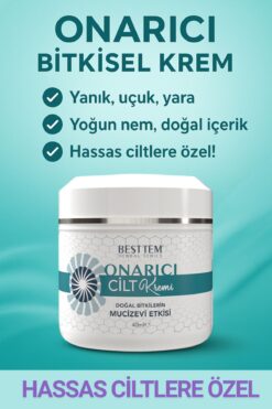 BESTTEM Bitki Özlü Onarıcı Cilt Kremi 40 Ml