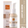The Further BB Renkli Güneş Kremi SPF50+ | Leke Karşıtı, Cilt Tonu Eşitleyici| Hyaluronik Asit, Provitamin B5