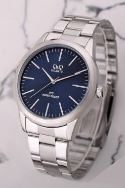 Q&Q Ince Kasa Çelik Kordon Klasik Erkek Kol Saati