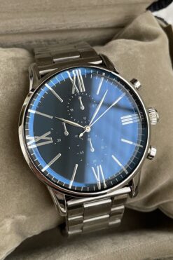 Leerybee Klasik Ve Spor Model Gümüş Renk Premium Erkek Kol Saati Özel Kutusunda Hediye