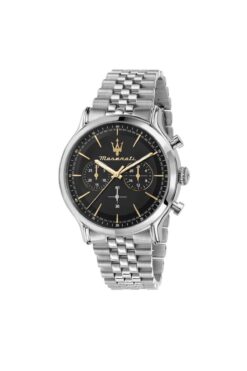 Maserati R8873618017 Çelik Kronograf 10 Atm Su Geçirmez Italyan Dizayn Gece Gündüz Takvimli Vidalı T