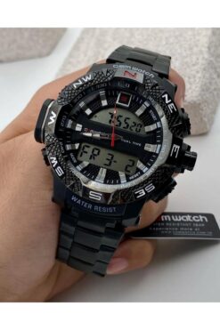 Comwatch Dijital Analog Sport Metal Kordonlu Erkek Asker Kol Saati
