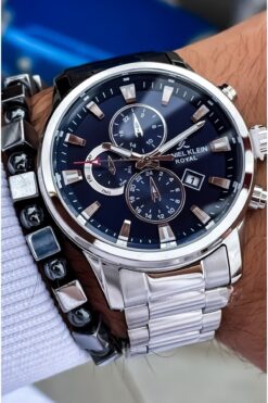 Daniel Klein Multifonksiyon Takvimli Erkek Çelik Saat Bileklik