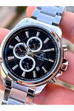 Daniel Klein DK.1.13522.2 Daniel Klein Çelik Kordon İç Fonksiyonları Aktif 30 Mt Suya Dayanıklı Erkek Kol Saati