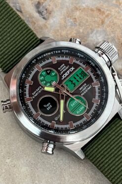 Joefox Yeni Model Silikon Kordon Led Işık Erkek Kol Saati