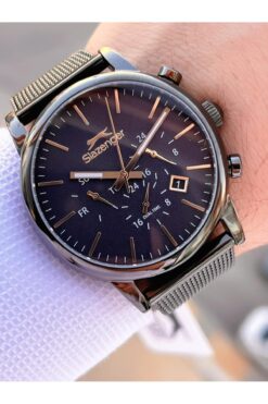 Slazenger Çelik Kordon İç Fonksiyonları Aktif 5 Atm Suya Dayanıklı Erkek Kol Saati ESL.9.2029.2.04