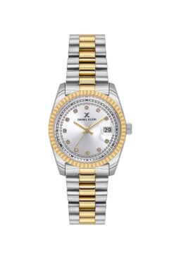 Daniel Klein Mini Kasa Kadın Kol Saati Sarı Gümüş