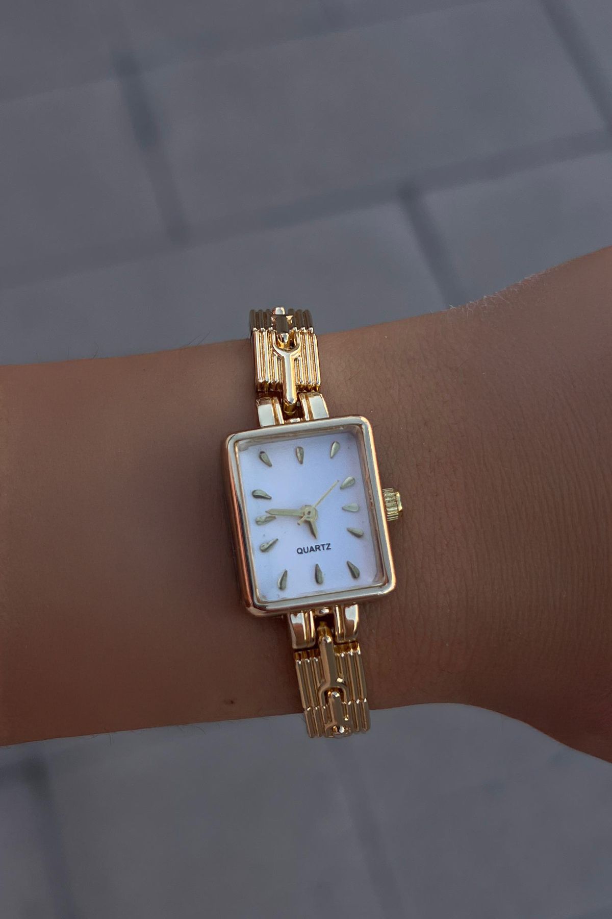 İnogge İnogge Flora Vintage Gold Minimal Kadın Kol Saati - Görsel 2