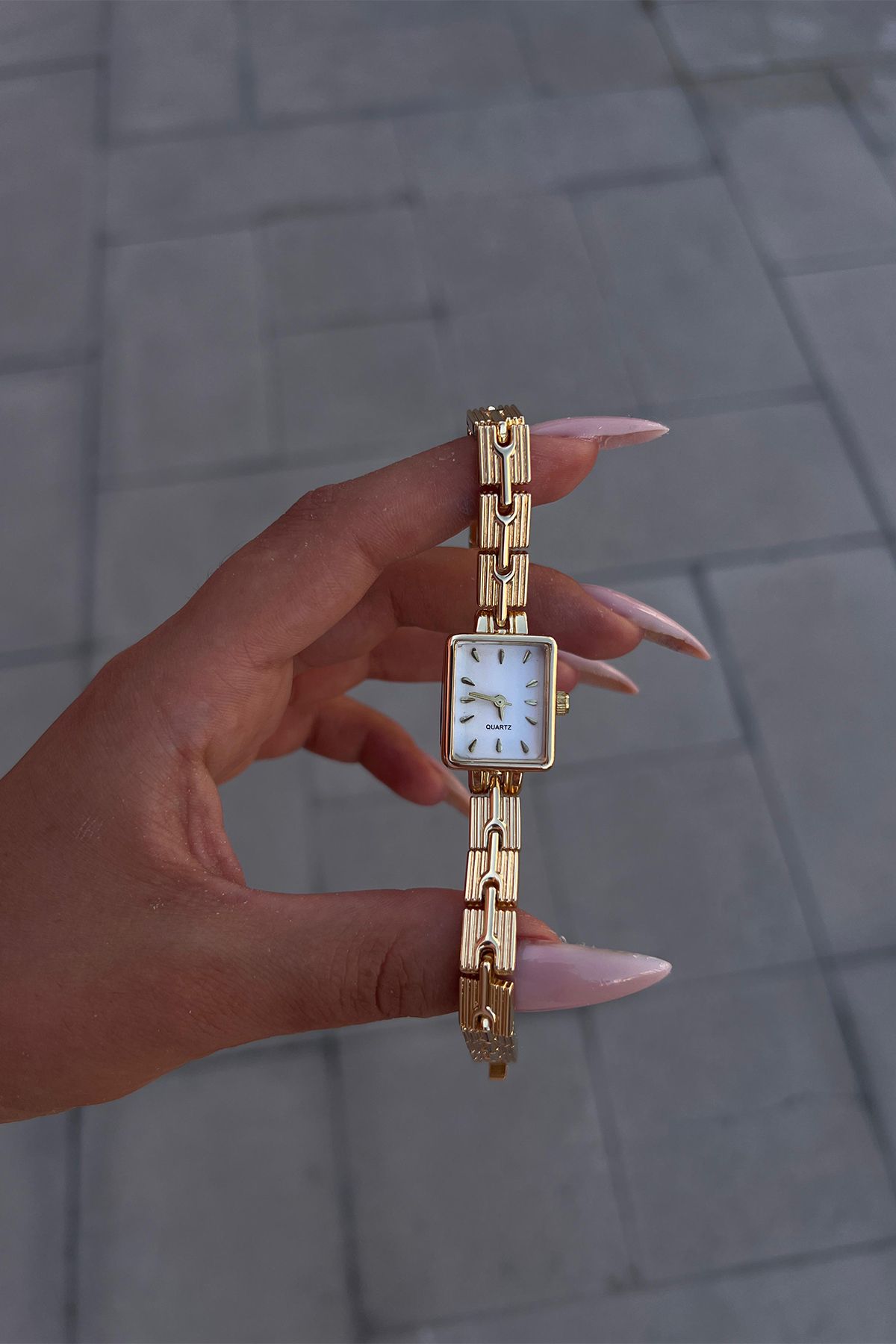 İnogge İnogge Flora Vintage Gold Minimal Kadın Kol Saati - Görsel 5