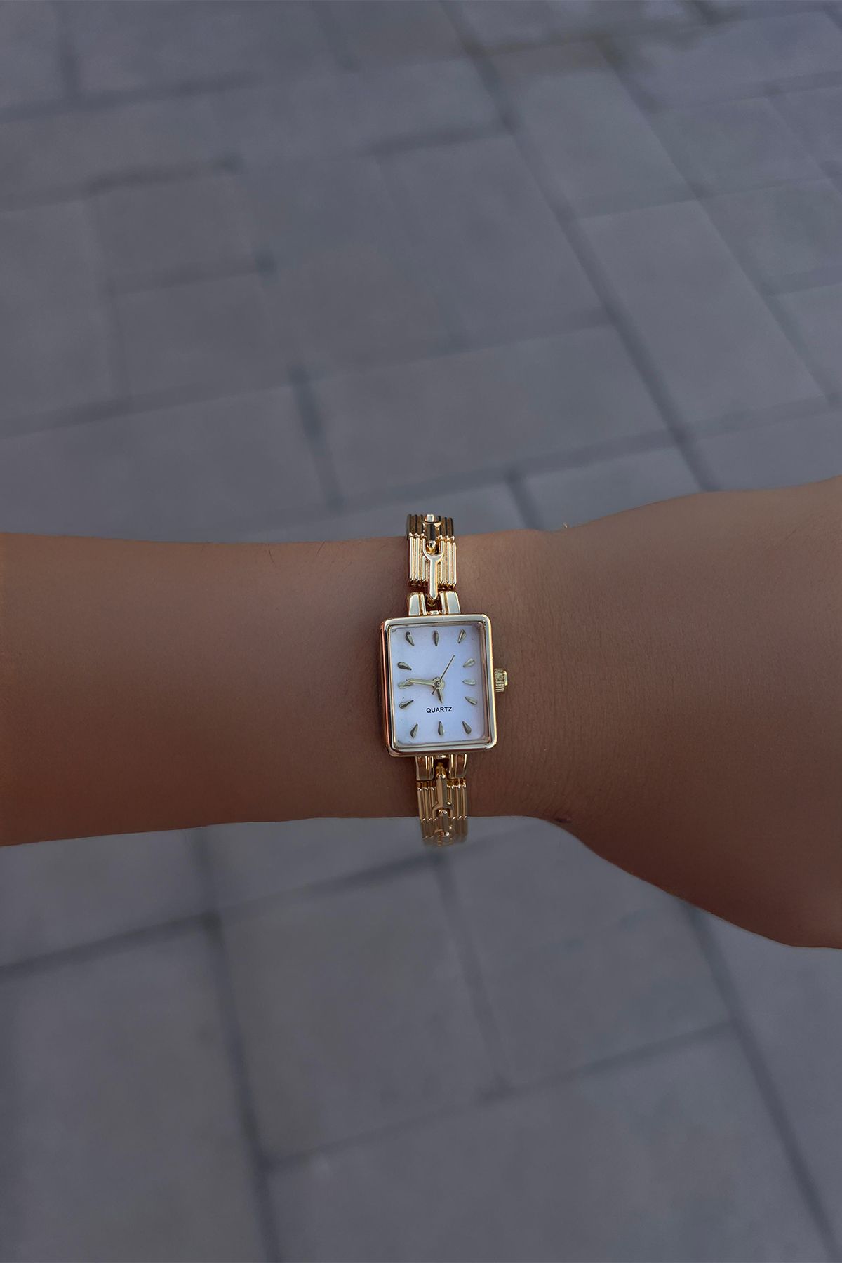 İnogge İnogge Flora Vintage Gold Minimal Kadın Kol Saati - Görsel 7