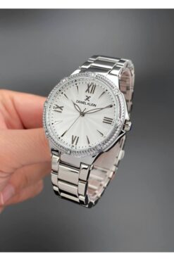 Daniel Klein Kadın Kol Saati Çelik Kordon Gümüş Renk 3 Atm Su Geçirmezlik