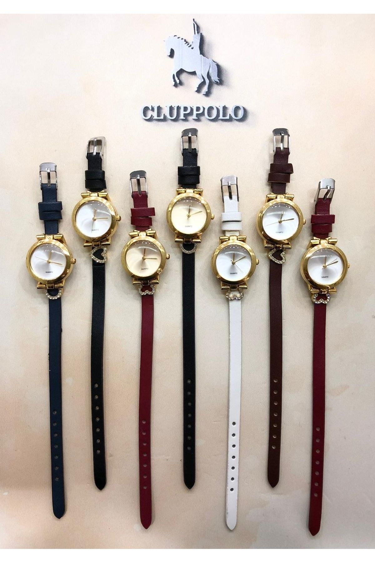 CLUPPOLOON Vintage Alsaat Retro model Kadın saati - Görsel 3