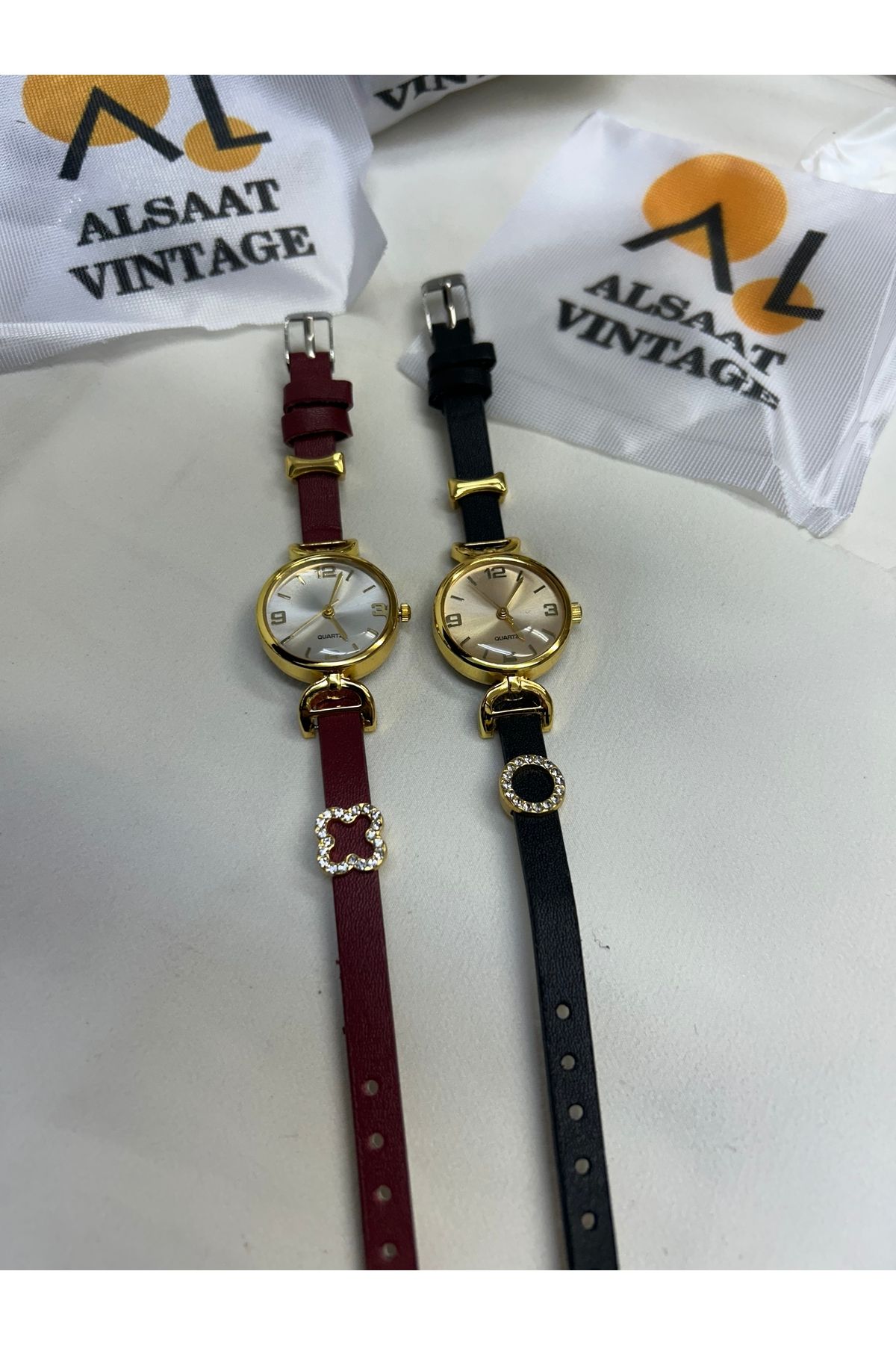 CLUPPOLOON Vintage Alsaat Retro model Kadın saati - Görsel 6