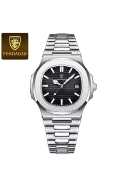 POEDAGAR Orijinal Paslanmaz Çelik Erkek Lüx 1. Sınıf Kol Saati