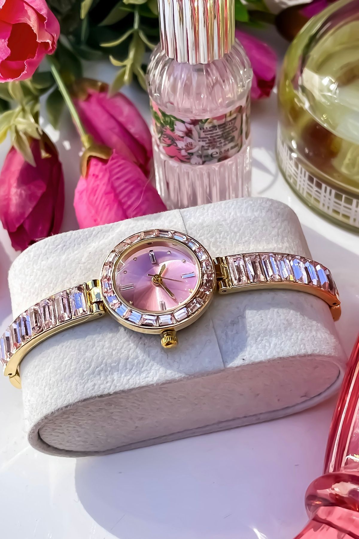 Clup Polo Marka Spor Şık Yeni Sezon Kadın Kol Saati+Bileklik - Görsel 4